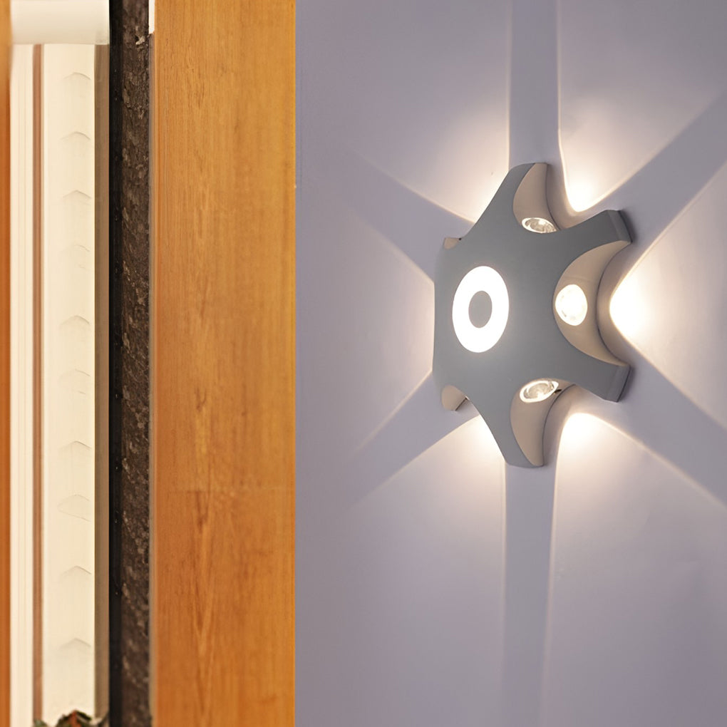 Flower Shaped LED Waterproof Nordic Wall Sconce