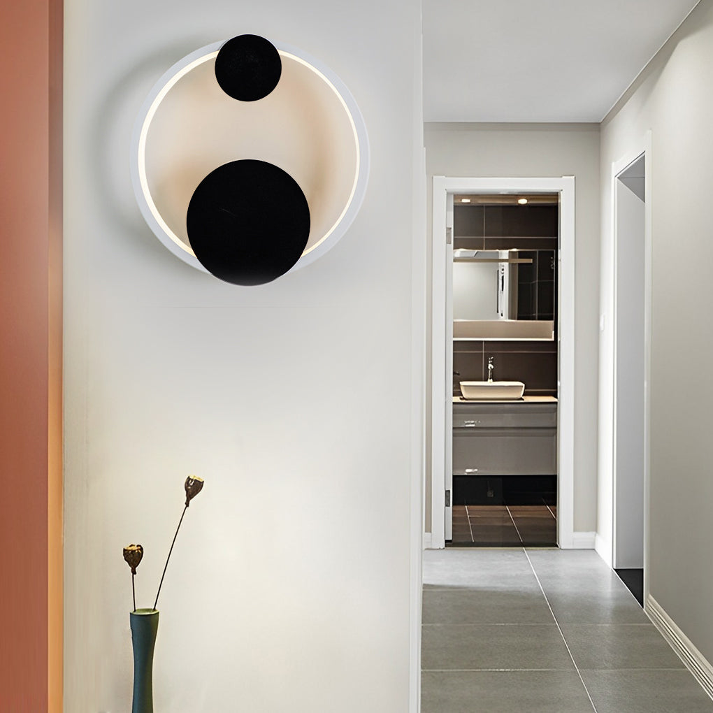 Round Decor Three Step Dimming Nordic LED Wall Sconce