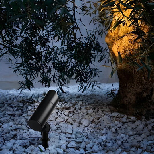 Waterproof Black Modern LED Outdoor Spotlights Lawn Garden Lamp