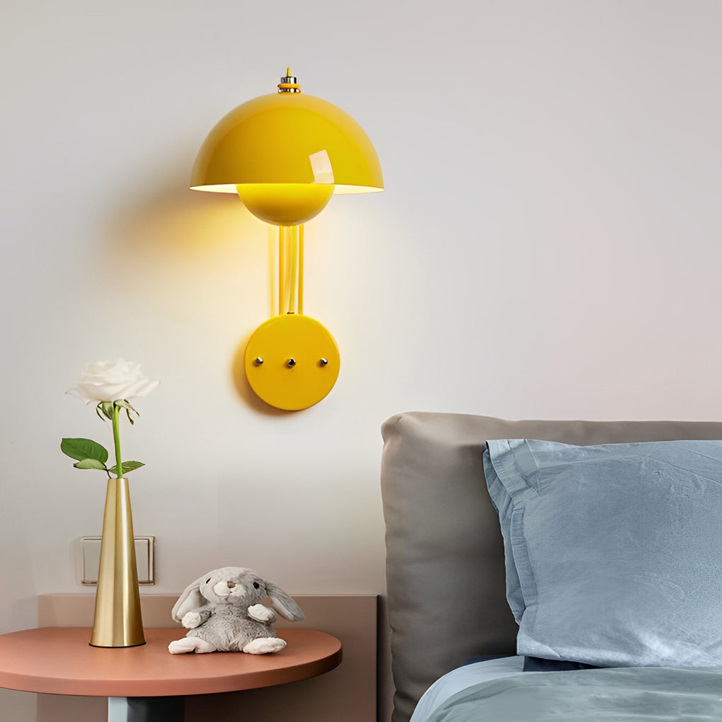 Circular Three Step Dimming Nordic Wall Lamp