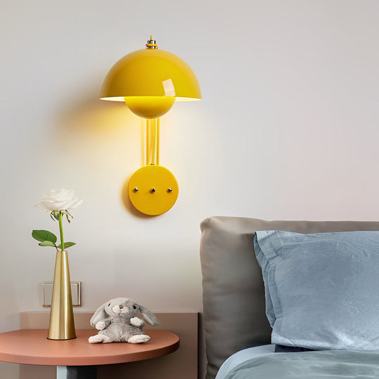 Circular Three Step Dimming Nordic Wall Lamp