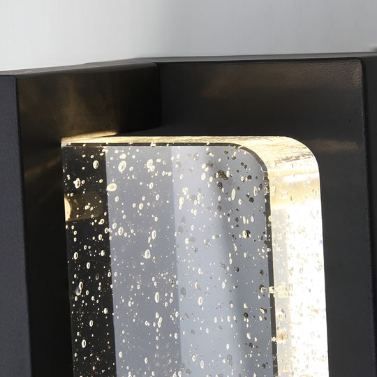 Creative Crystal LED Outdoor Wall Sconce Waterproof Light