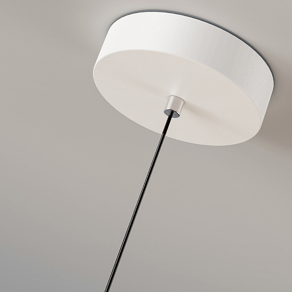 Circular Rings Creative Three-Step Dimming LED Modern Chandelier Light