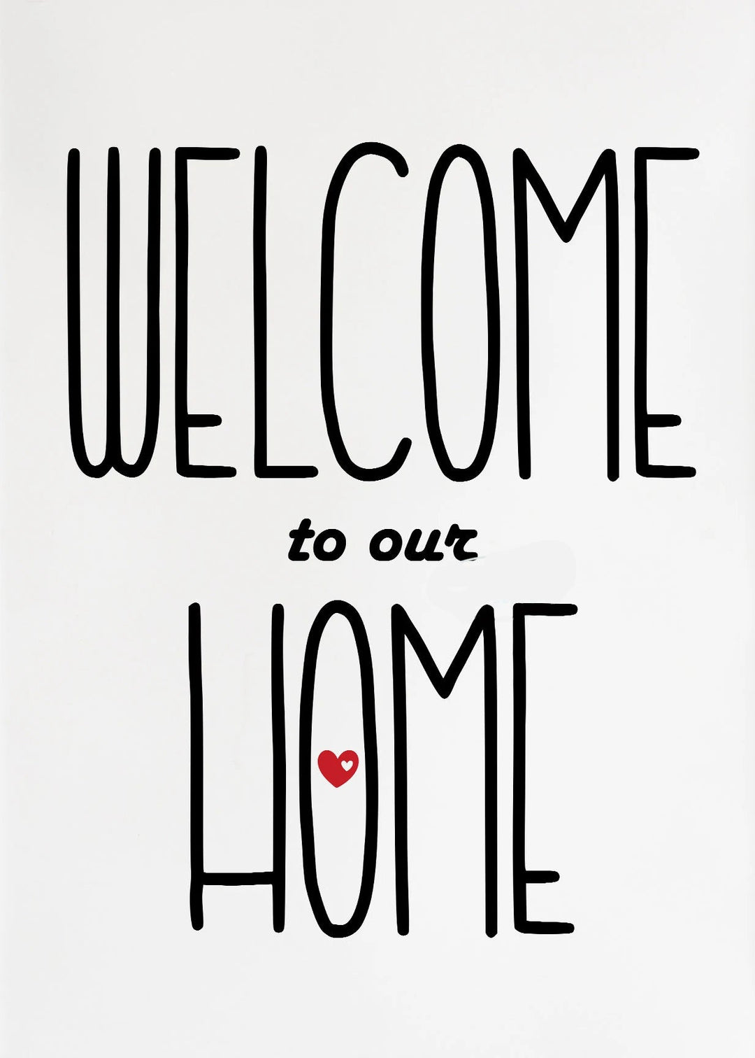 Ciao Minimal Typographic Canvas Wall Art Print