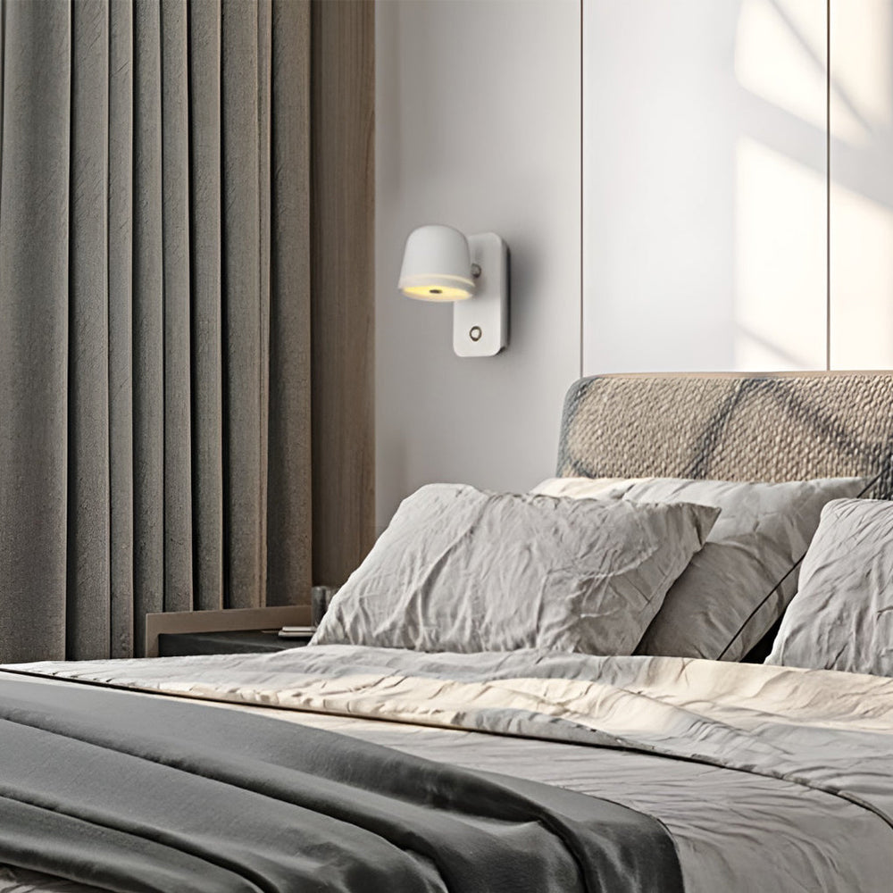 Adjustable Round Stepless Dimming LED Nordic Wall Lamp