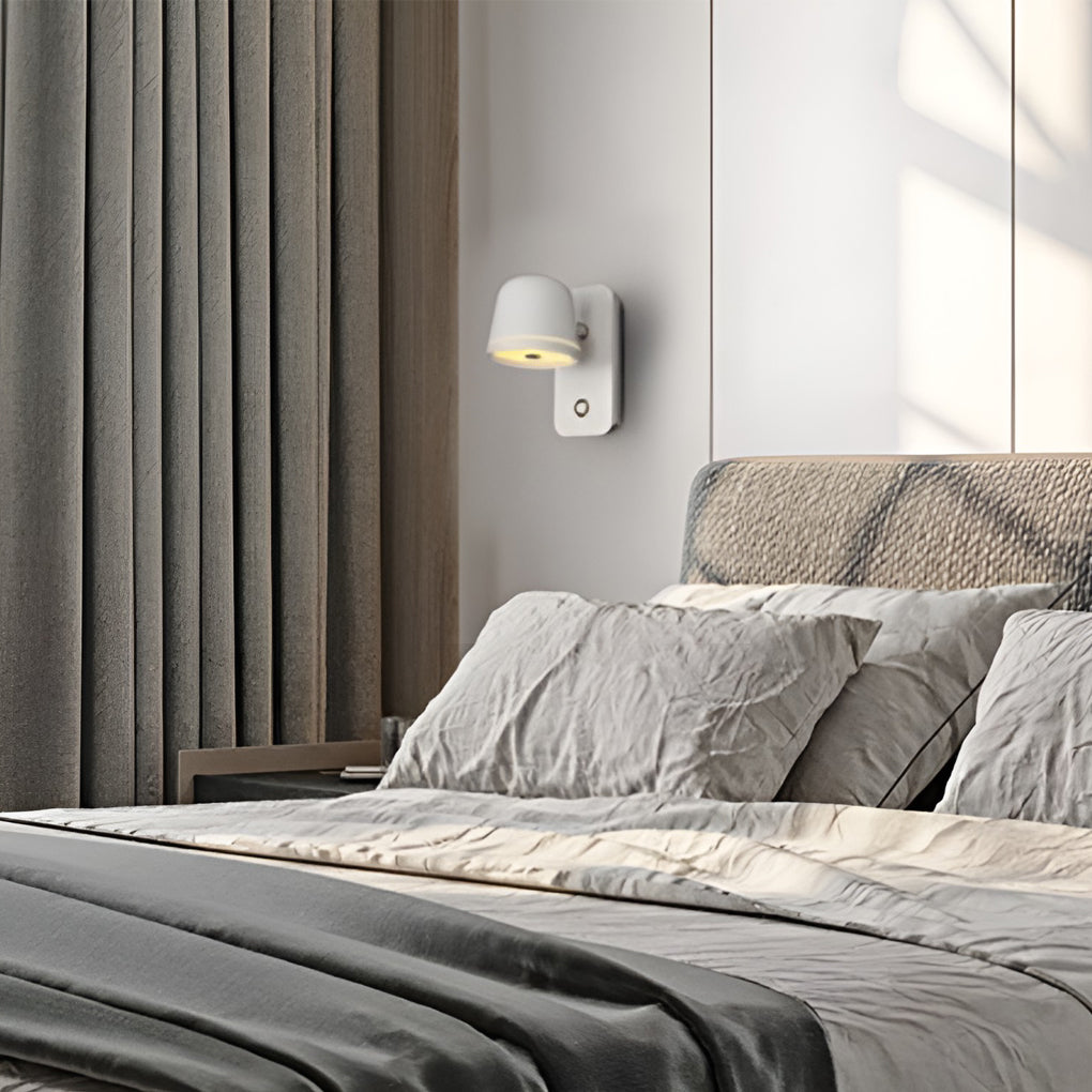 Adjustable Round Stepless Dimming LED Nordic Wall Lamp