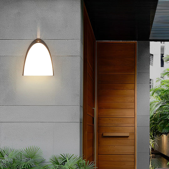 Creative Black Aluminum Modern LED Outdoor Wall Sconce