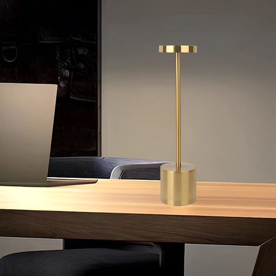 Rechargeable Portable Modern Rod Table Lamp – Cordless LED Lighting with USB Charging