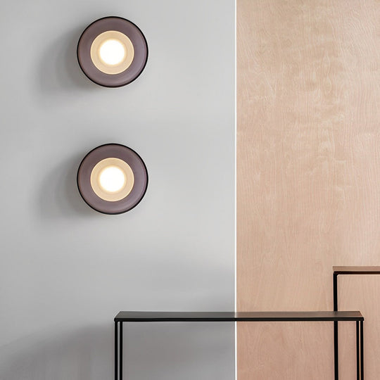 Creative Round Glass Post-Modern LED Wall Lamp