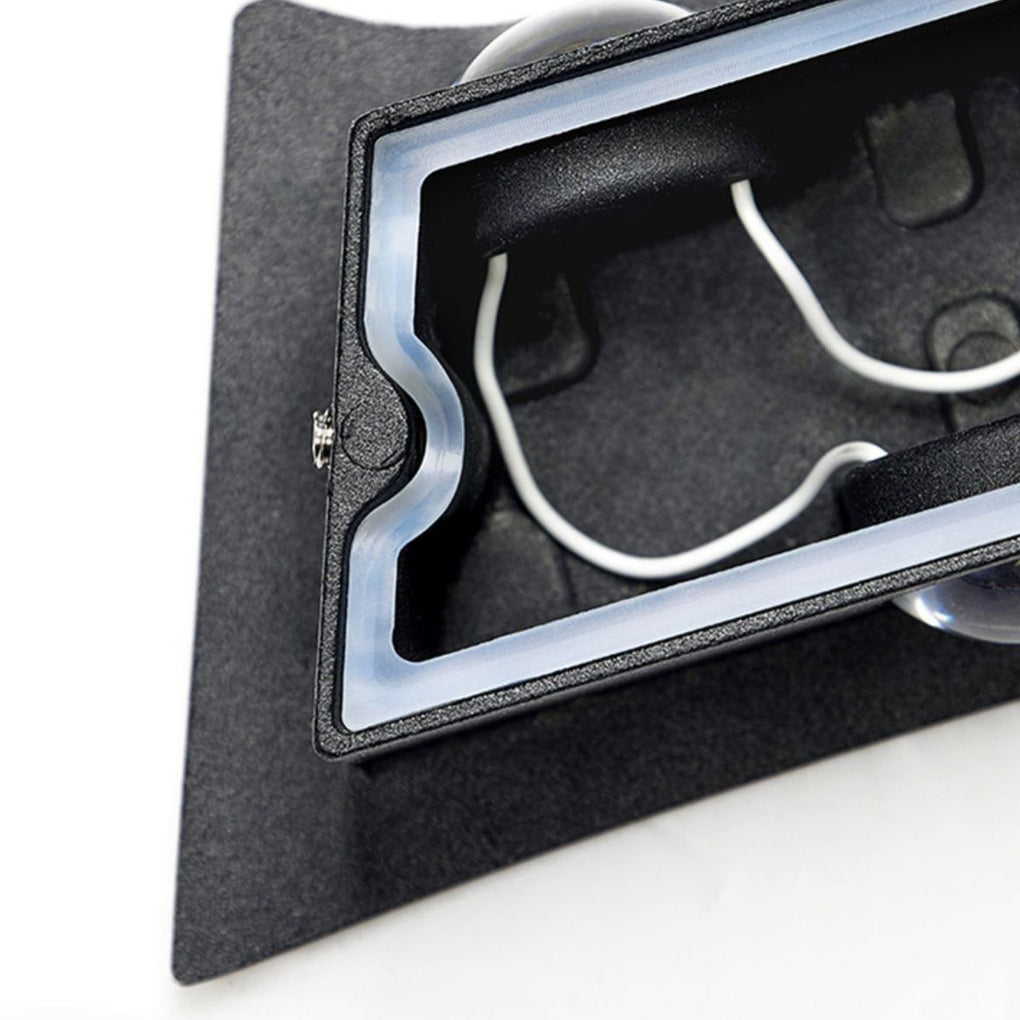 Creative Up and Down Black LED Outdoor Wall Washer Light