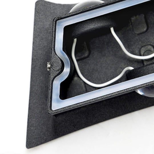 Creative Up and Down Black LED Outdoor Wall Washer Light