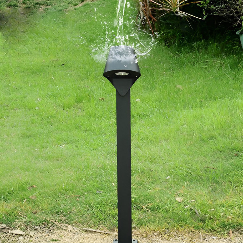 10W LED Black Minimalist Outdoor Pathway Light