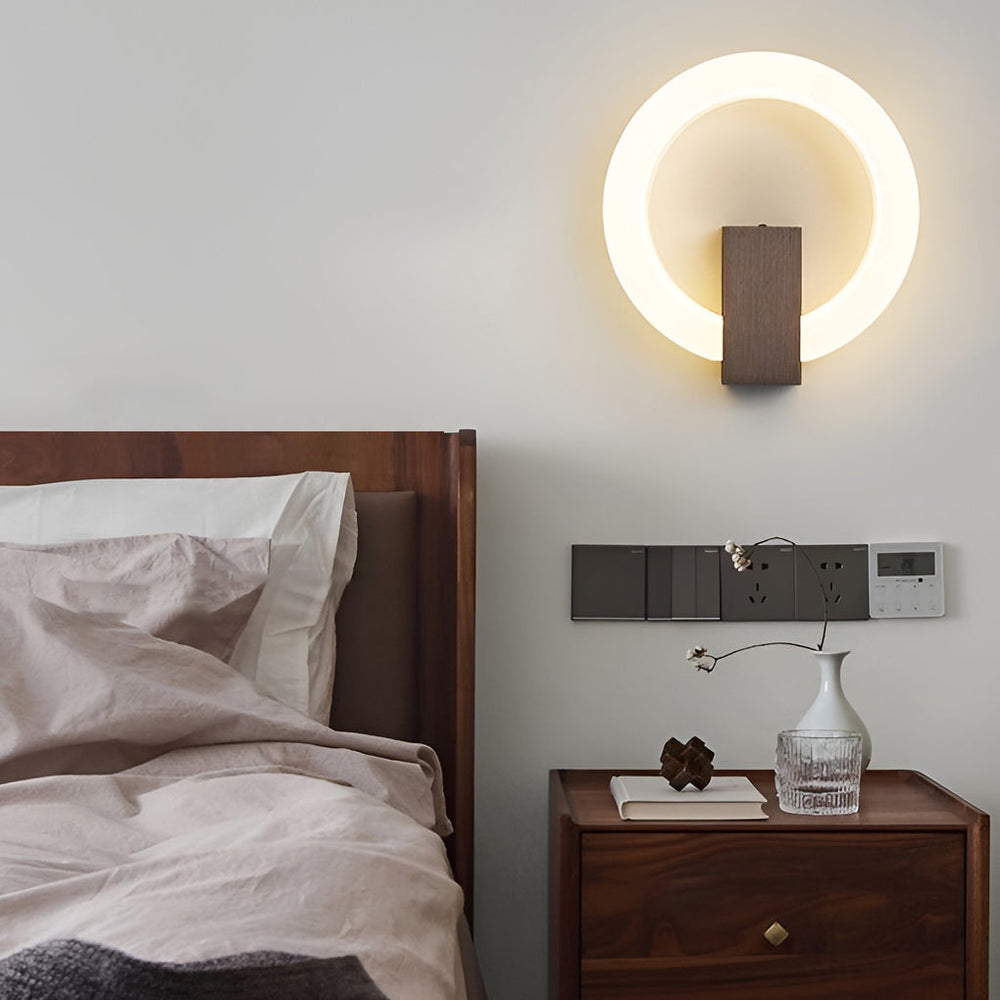 Circle Dimmable LED Modern Wall Sconce
