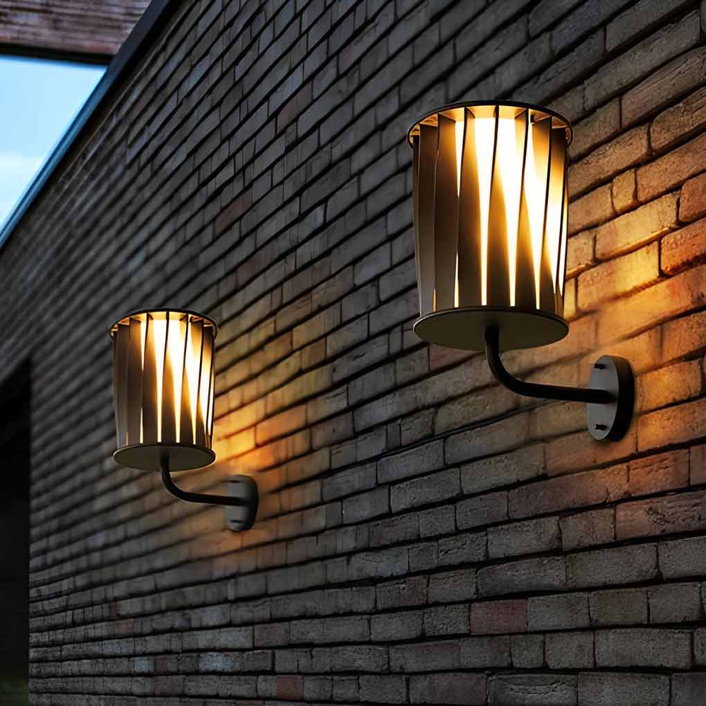 Creative Twisted Modern Outdoor Waterproof Wall Lamp