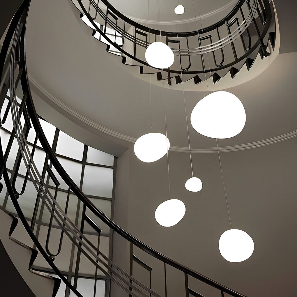 Creative Glass Round Ball LED Modern Pendant Light