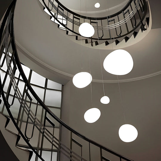 Creative Glass Round Ball LED Modern Pendant Light