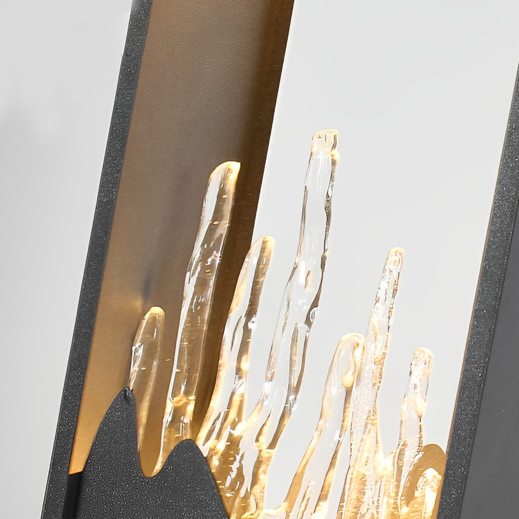 Modern Rectangular Artistic Glass LED Pathway Light