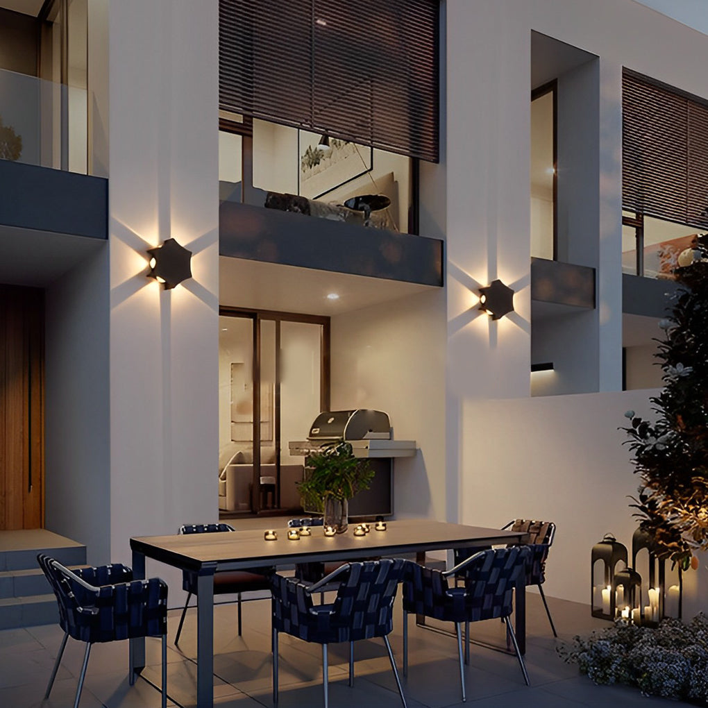 Four Way LED Waterproof Outdoor Wall Facade Light