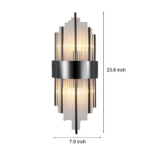 Simple Luxury Post-Modern Crystal LED Wall Lamp