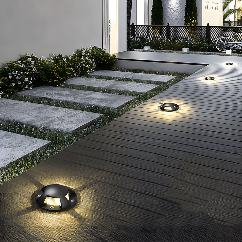 Horizontal LED Deck and Stair Ground Light Waterproof