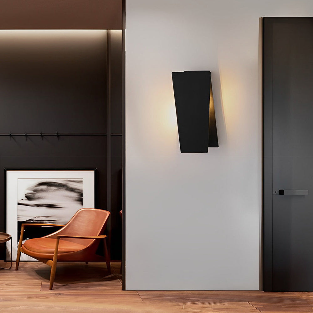 Folding Rectangular Modern LED Up and Down Wall Lamp