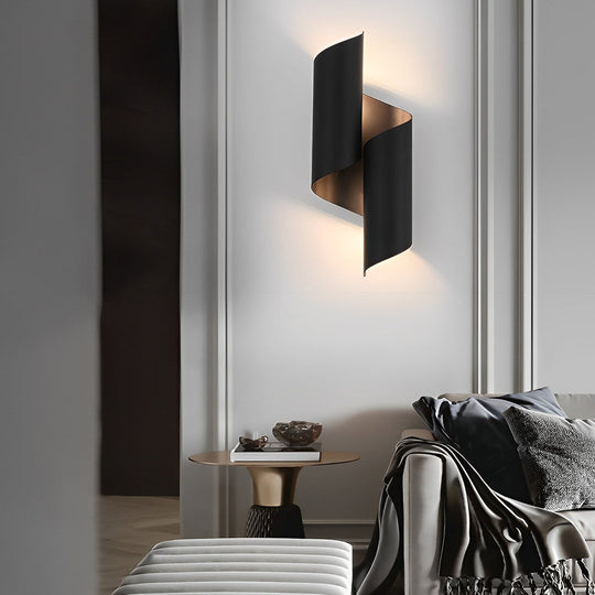 2pcs Symmetrical Up and Down Modern Wall Lamp
