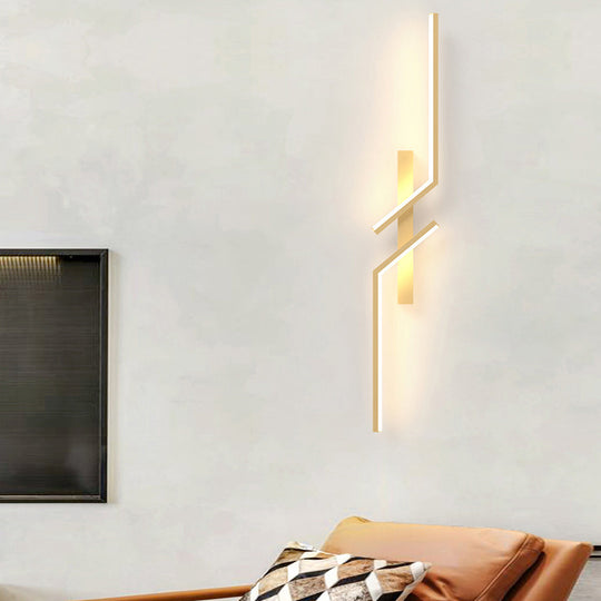 Irregular Symmetrical L-Shape LED Minimalist Wall Lamp