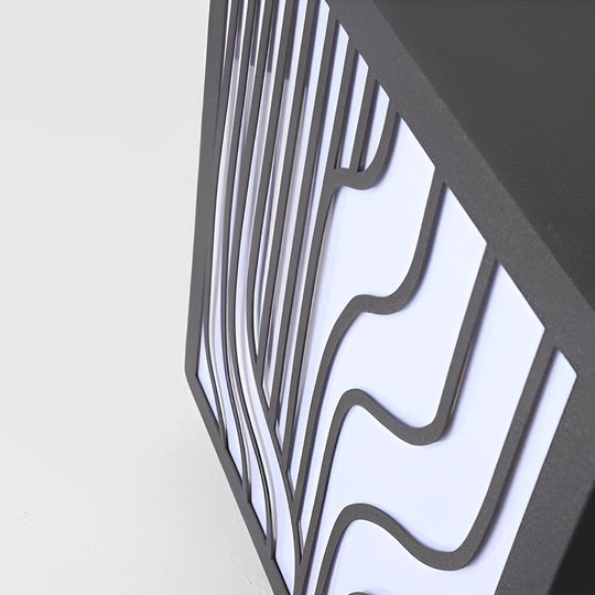 Square LED Outdoor Waterproof Fence Post Lights