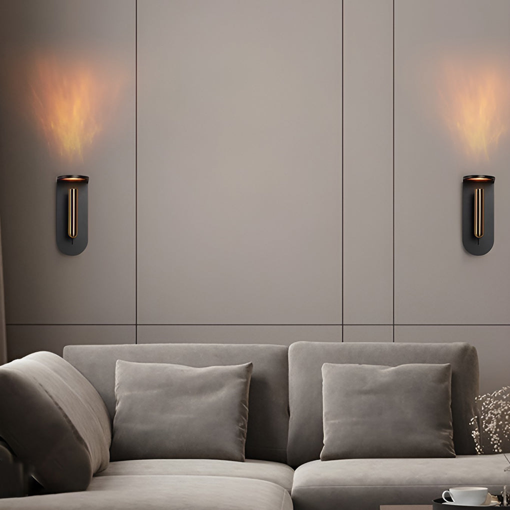 Creative 3W LED Flame Effect Nordic Wall Lamp