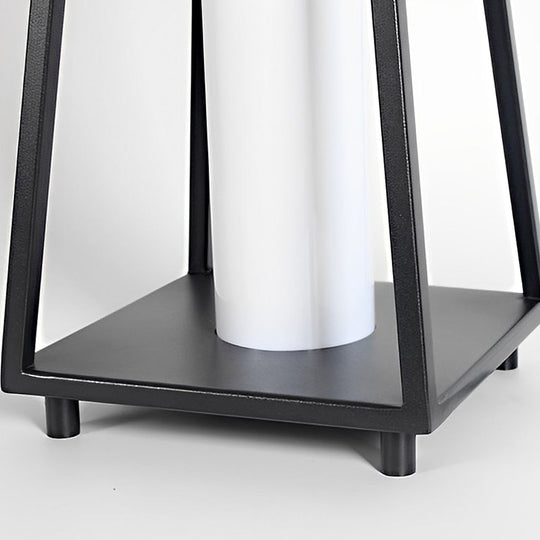 Portable Black LED Outdoor Floor Lamp – Waterproof & Removable
