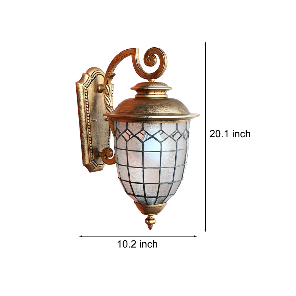 Elegant European-Style Outdoor Wall Lights – Waterproof & Minimalist Design