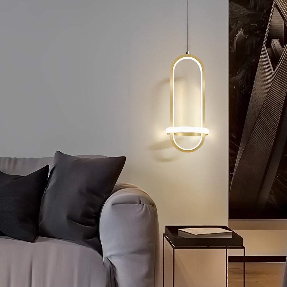 Round Creative Three-Step Dimming LED Nordic Chandelier Pendant Light