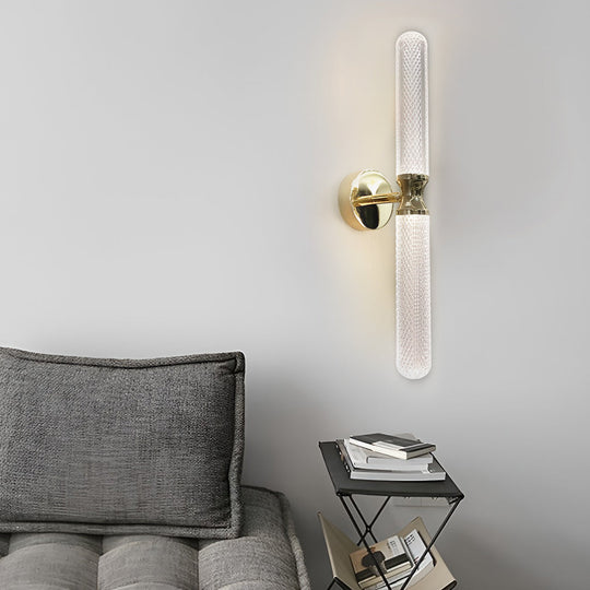 Minimalist Strip LED Wall Sconce with 3-Step Dimming