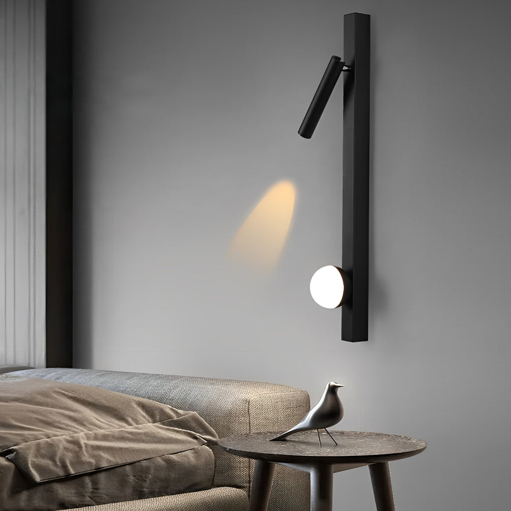 Adjustable Minimalist Electroplated LED Wall Lamp