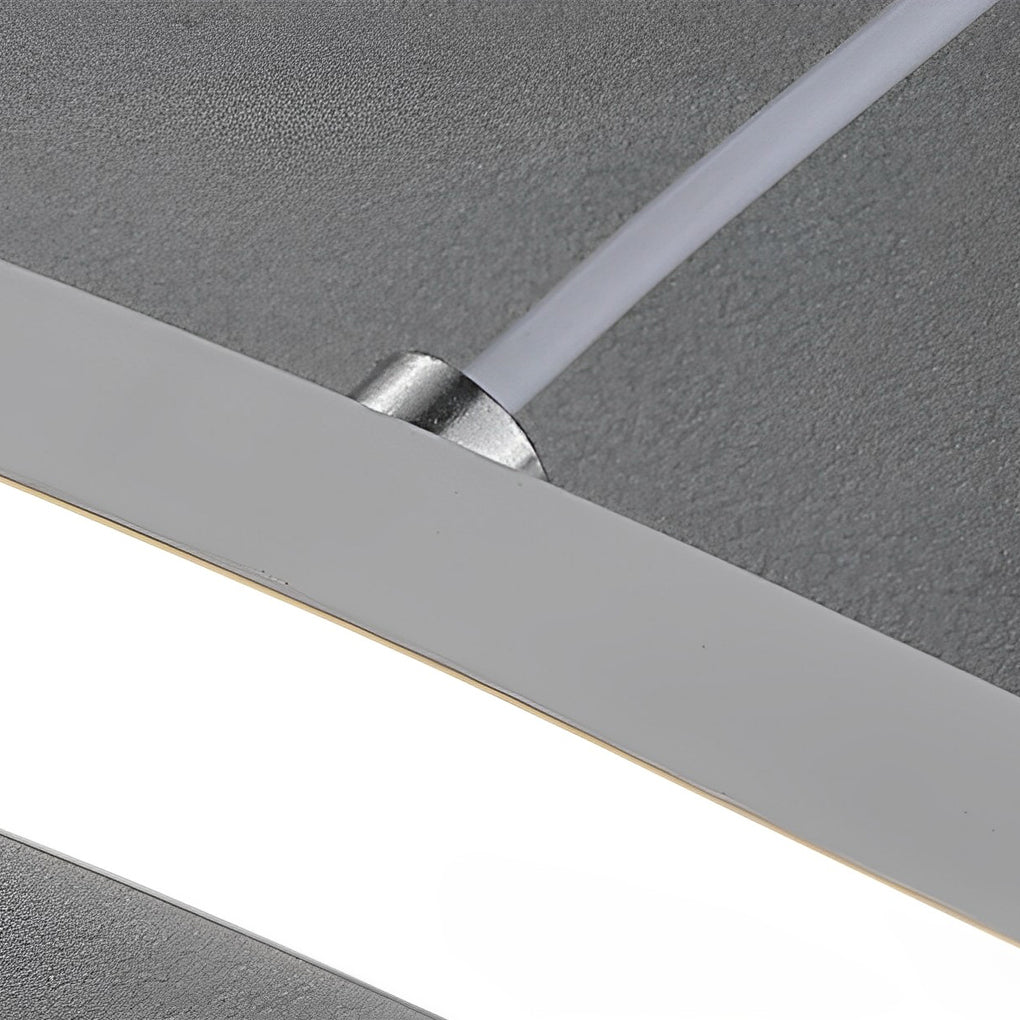Double Wavy Minimalist LED Modern Pendant Light