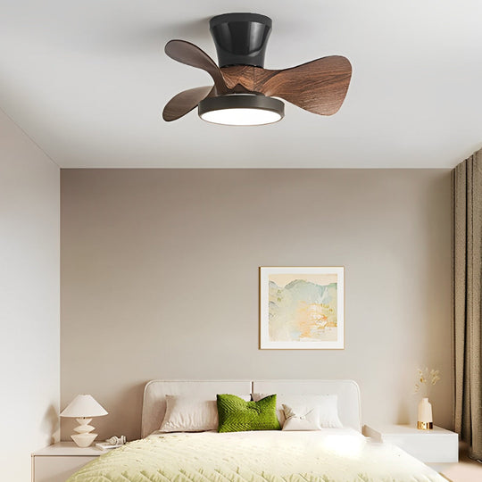 3-Blade Mute LED Dimmable Nordic Ceiling Fan with Remote