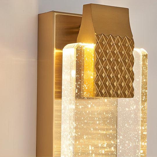 Crystal Bubbles LED Wall Light with 3-Step Dimming