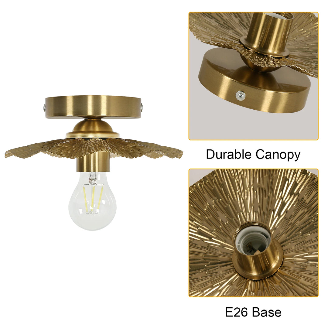 Mini Crystal Flush Mount Ceiling Light for Indoor Spaces