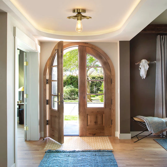 Mini Crystal Flush Mount Ceiling Light for Indoor Spaces