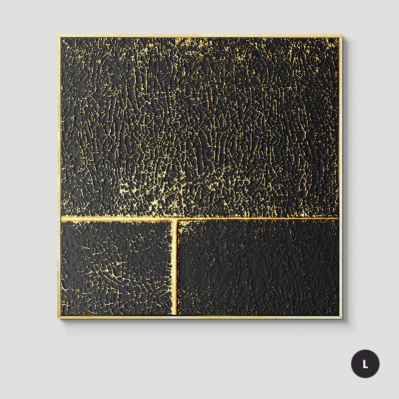 Abstract Geometric Formations Square Canvas Wall Art