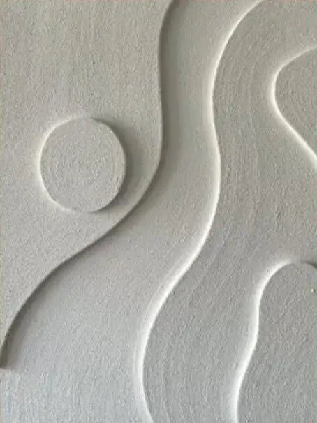 Abstract Contours White Grey Minimalist Canvas Wall Art