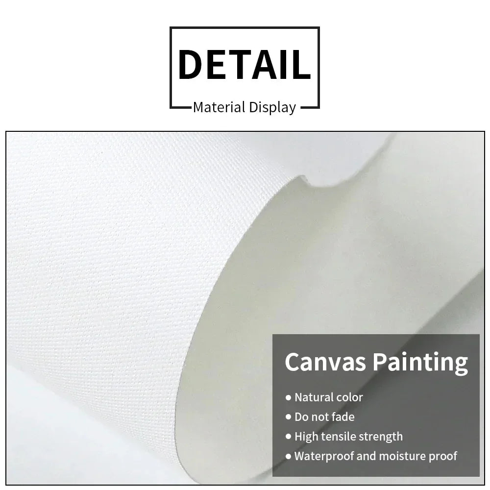 Abstract Floral Wildflower Botanical Canvas Wall Art