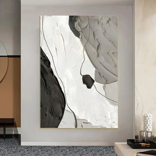 Abstract Flowing Textural Designs Canvas Wall Art