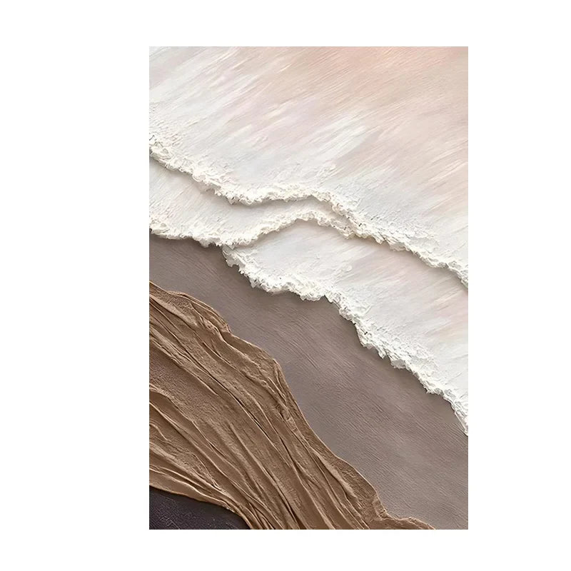 Abstract Flowing Textural Designs Canvas Wall Art