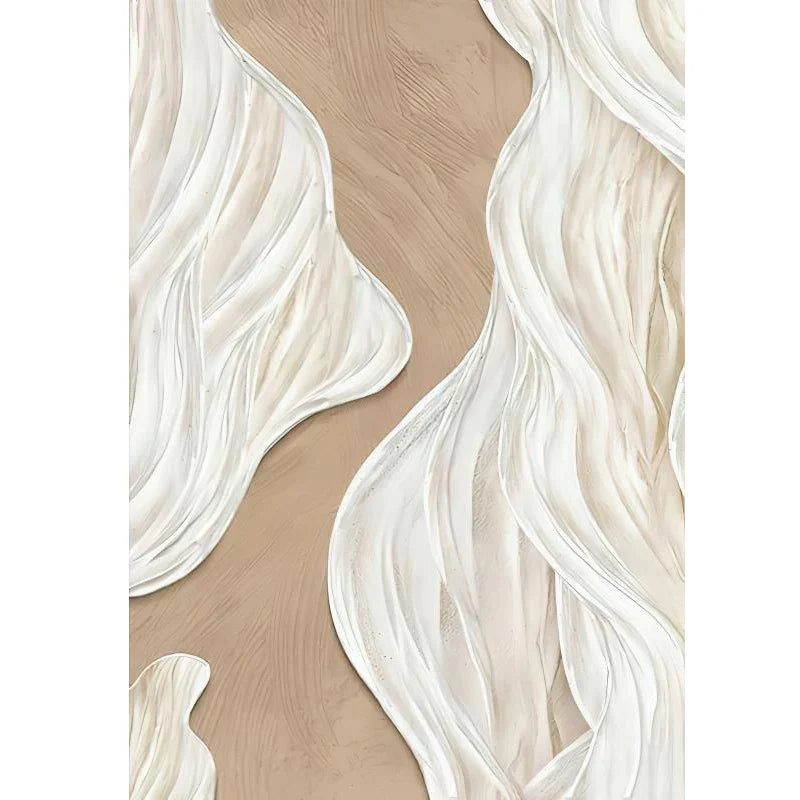 Abstract Flowing Textural Designs Canvas Wall Art