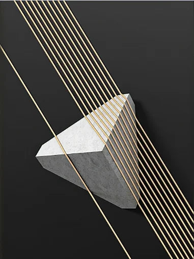 Abstract Geometric Modern Aesthetics Canvas Wall Art