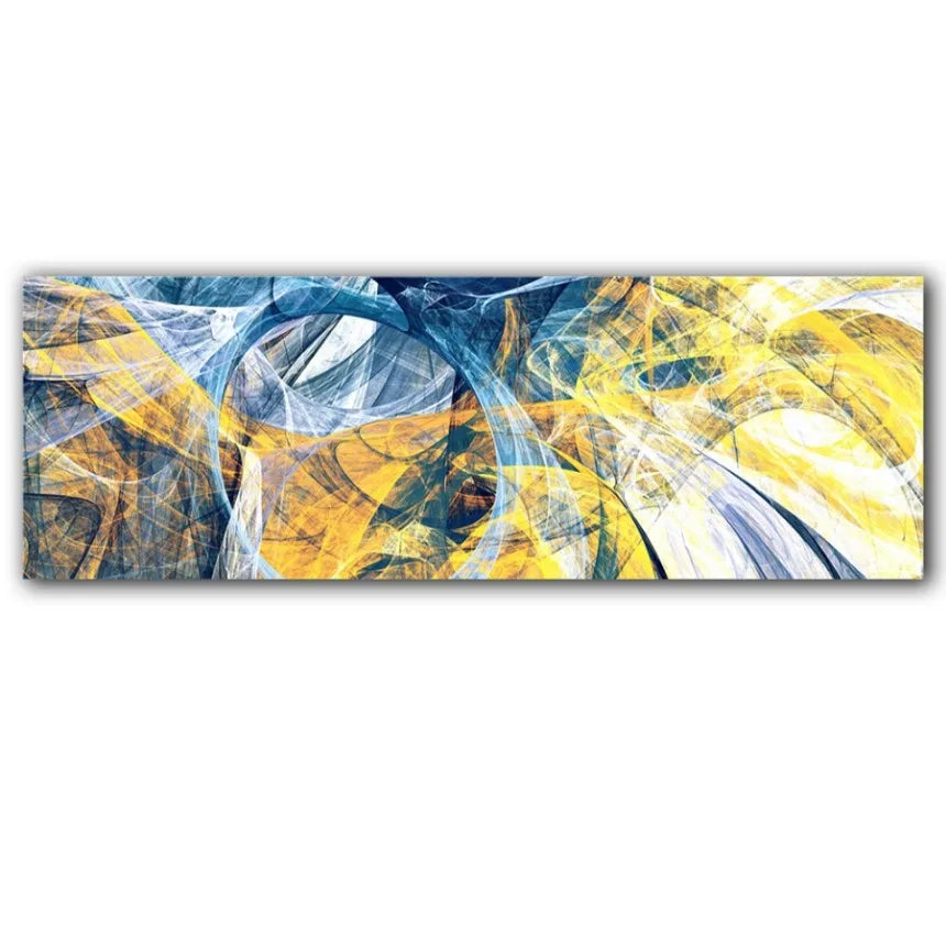 Abstract Minimalist Flowing Landscape Wide Format Canvas Wall Art Unframed