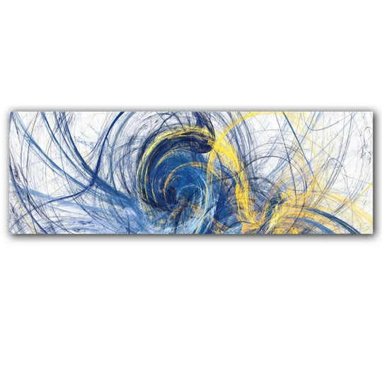 Abstract Minimalist Flowing Landscape Wide Format Canvas Wall Art Unframed