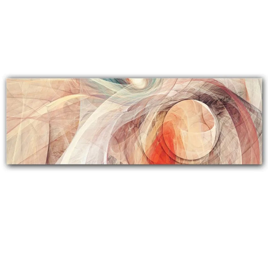 Abstract Minimalist Flowing Landscape Wide Format Canvas Wall Art Unframed