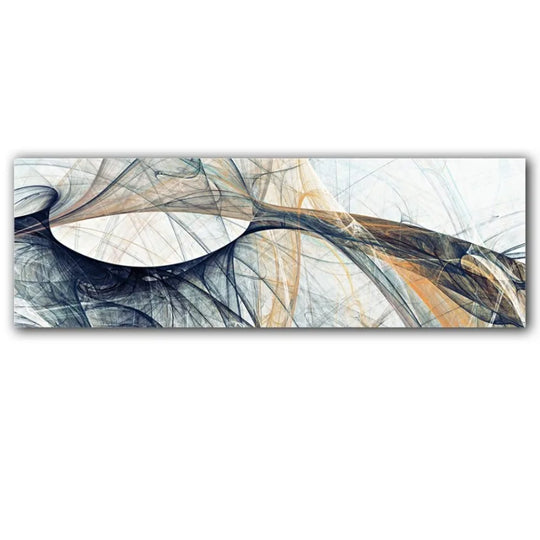 Abstract Minimalist Flowing Landscape Wide Format Canvas Wall Art Unframed